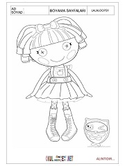Lalaloopsy boyama sayfaları